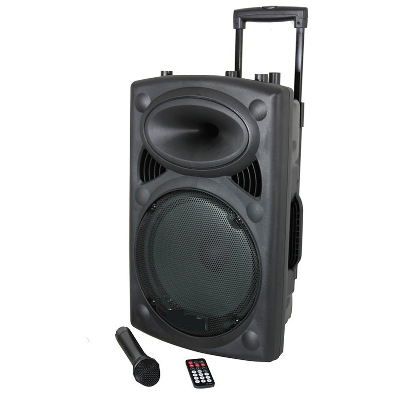 location Enceinte amplifiée portable 350w - hf - usb Vannes