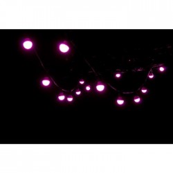 location Guirlande 10m avec 20 ampoules LEDs RGB+WW de 6W Vannes