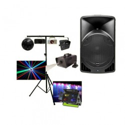 location Pack total DJ - Pack sono + éclairage Vannes